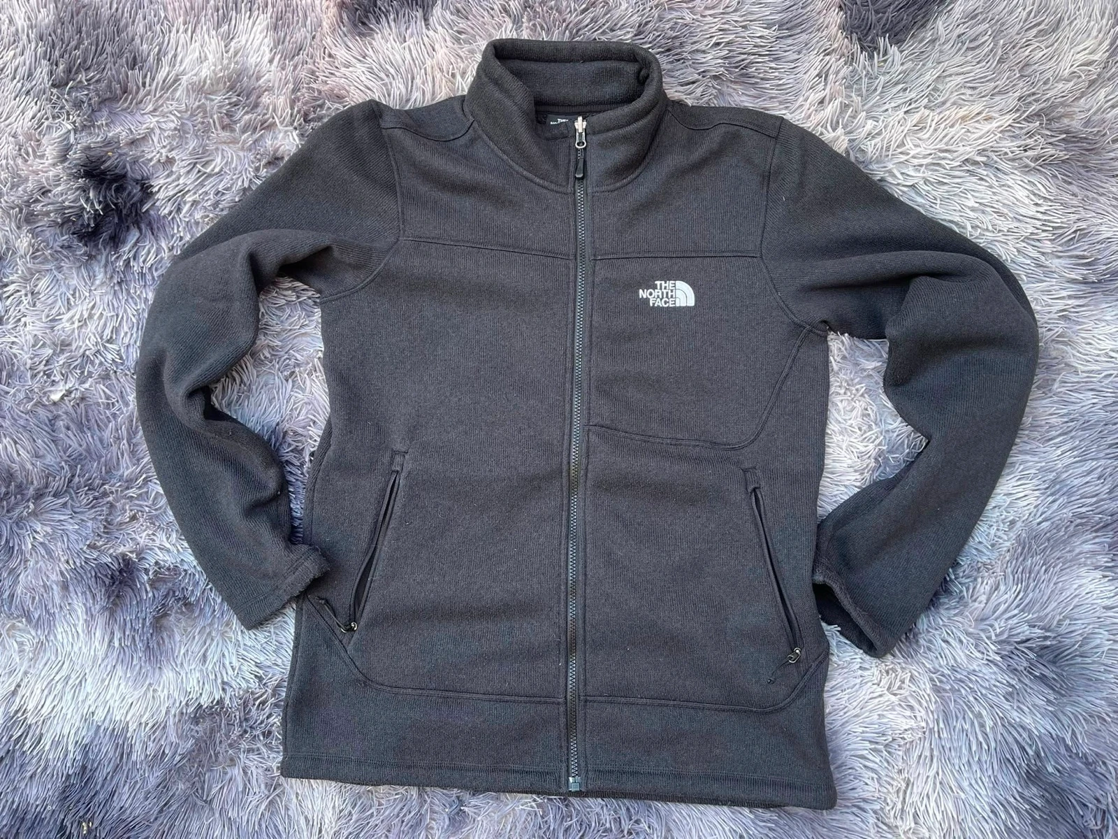 Chaqueta Polar The North Face Negra con Cremallera
